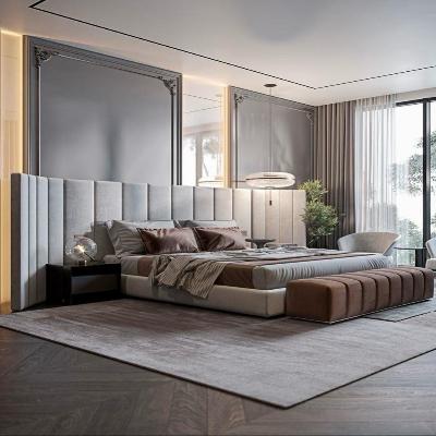 Sleigh bed